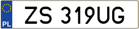 Truck License Plate